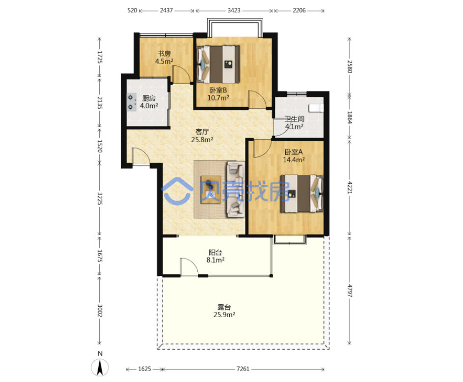 恭喜吳叔42萬拍下四方錦城92平法拍房一套，附贈(zèng)40平大露臺(tái)，撿漏超過五十萬，恭喜恭喜。