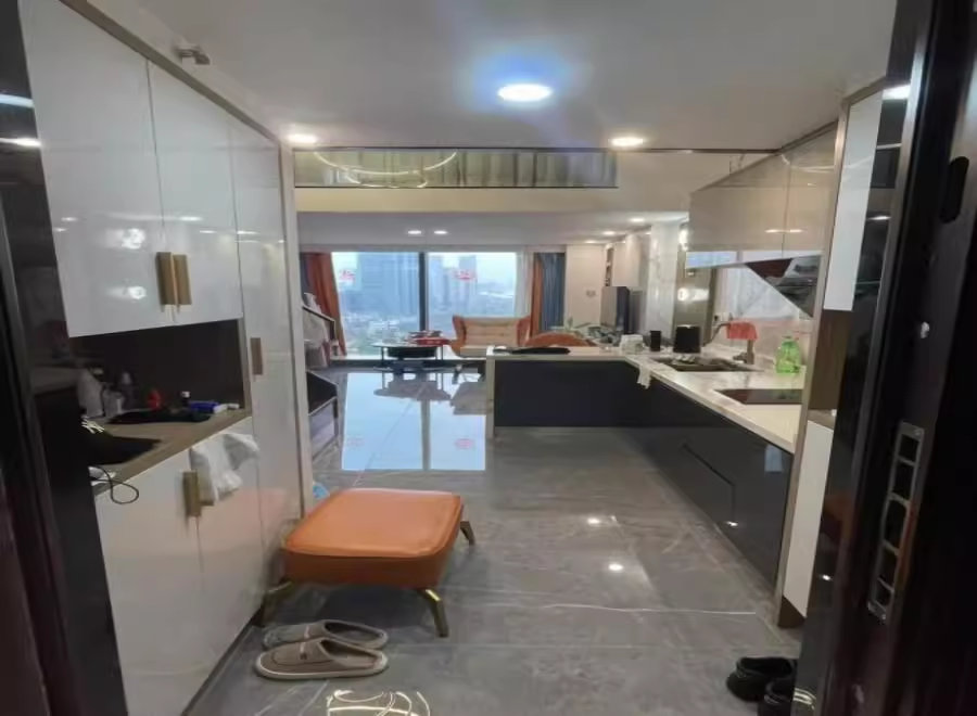 （一線湖景 復(fù)式公寓）熙科梅溪半島法拍房A棟1507室